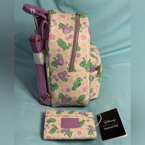Loungefly x Disney Tangled Pascal Poses (In Dress Too!) Backpack & Wallet Set main image 5